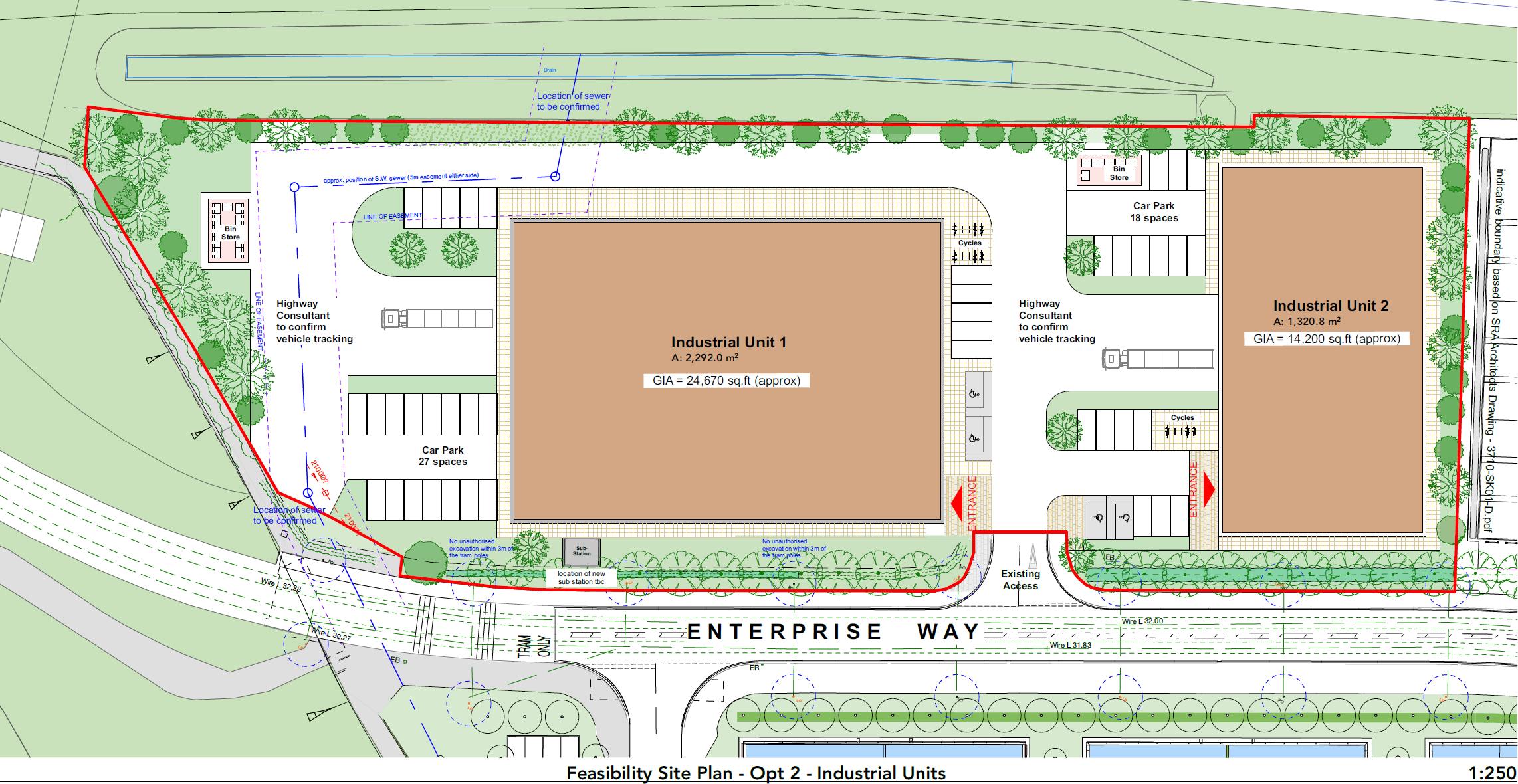 Ng2 Business Park, Nottingham, Distribution Warehouse / Land To Let / For Sale - Indicative shed plan.png