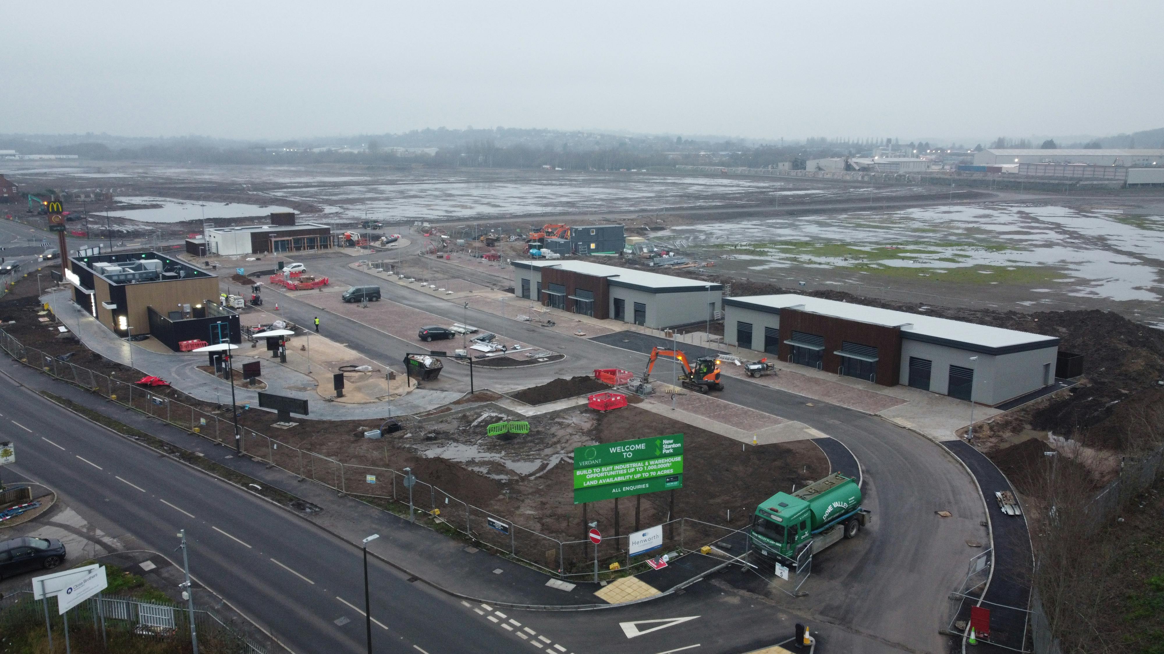 Amenity Plot - New Stanton Park, J.25, M1, Nottingham/Derby, Retail To Let - DJI_0793.JPG