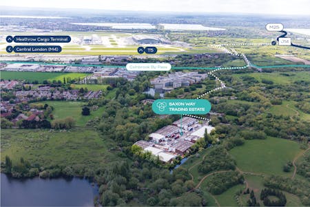 Unit 12 Saxon Way Trading Centre, Saxon Way, West Drayton, Industrial / Warehouse To Let - Aerial 2025
