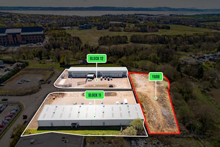 Yard, Nobel Road, Dundee, Industrial Land / Yard To Let - Nobel Rd, Wester Gourdie Units & Yard Highlighted.jpg