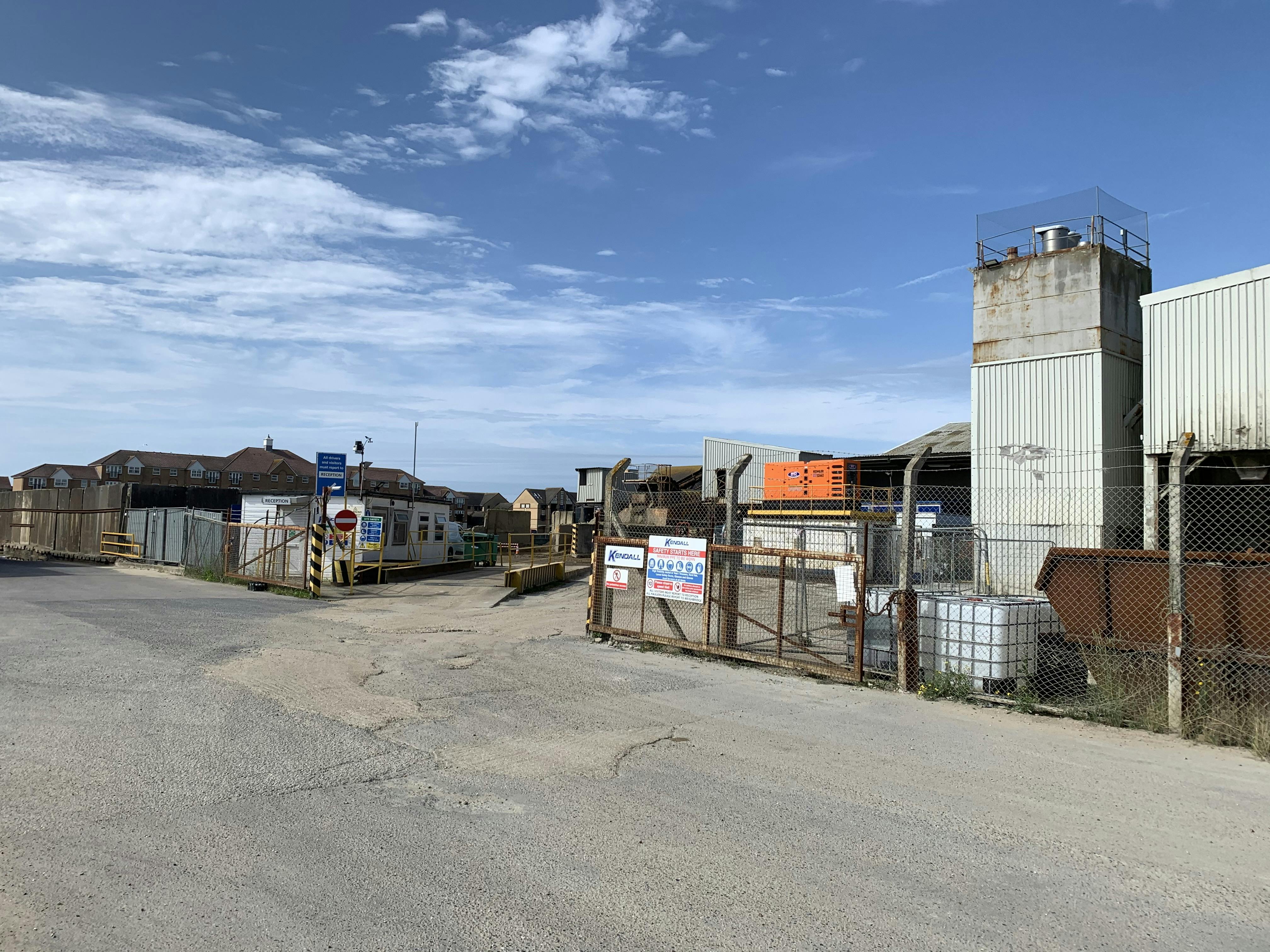Aggregate Yard, Fisherman's Wharf - Main yard access.JPG