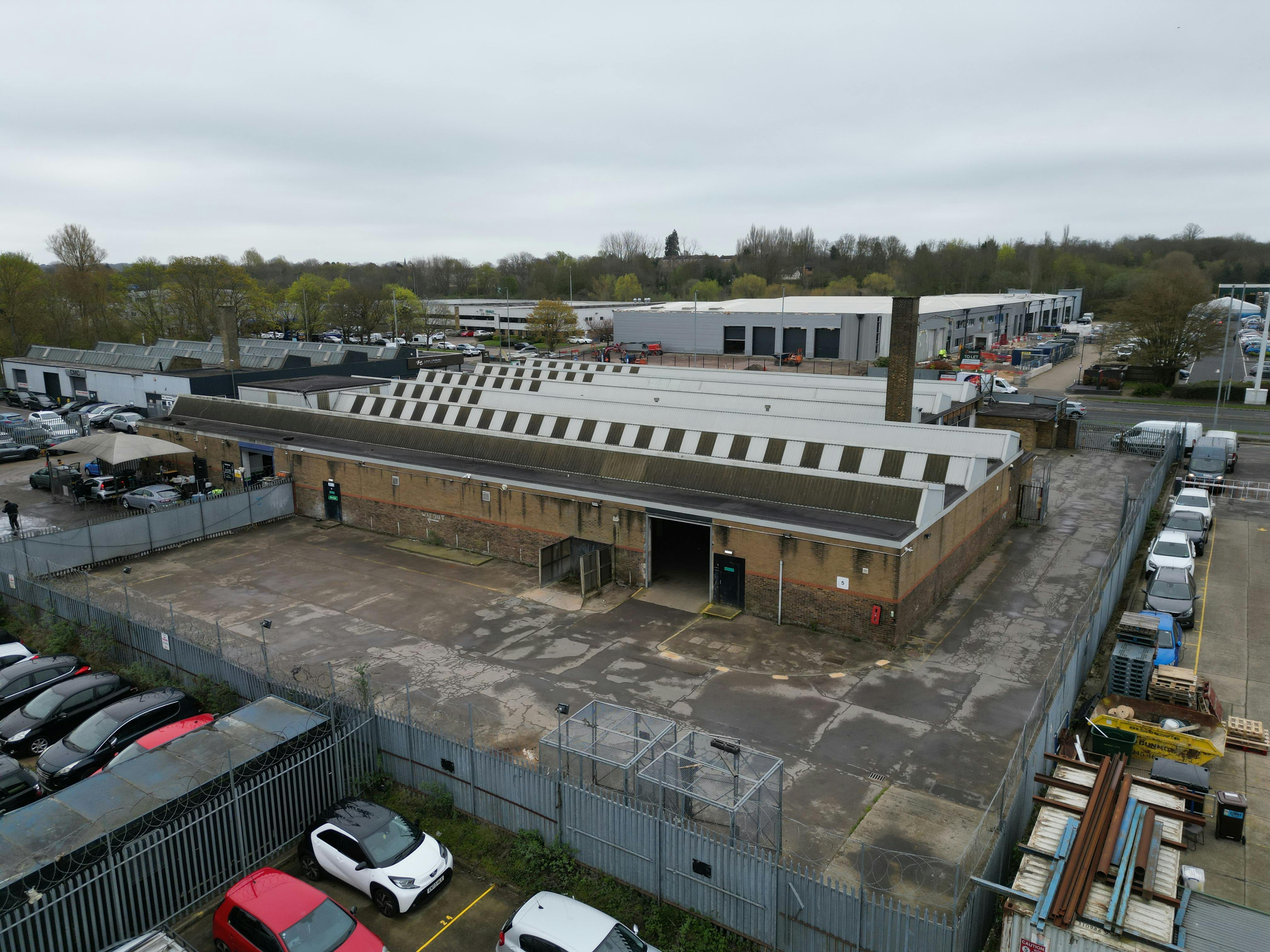 Former HSS Hire Unit, Edinburgh Way, Harlow, Industrial To Let - DJI_0787.JPG