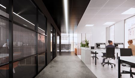 Wellington Place, 107 West Regent Street, Glasgow, Office To Let - Floor Plate CGI