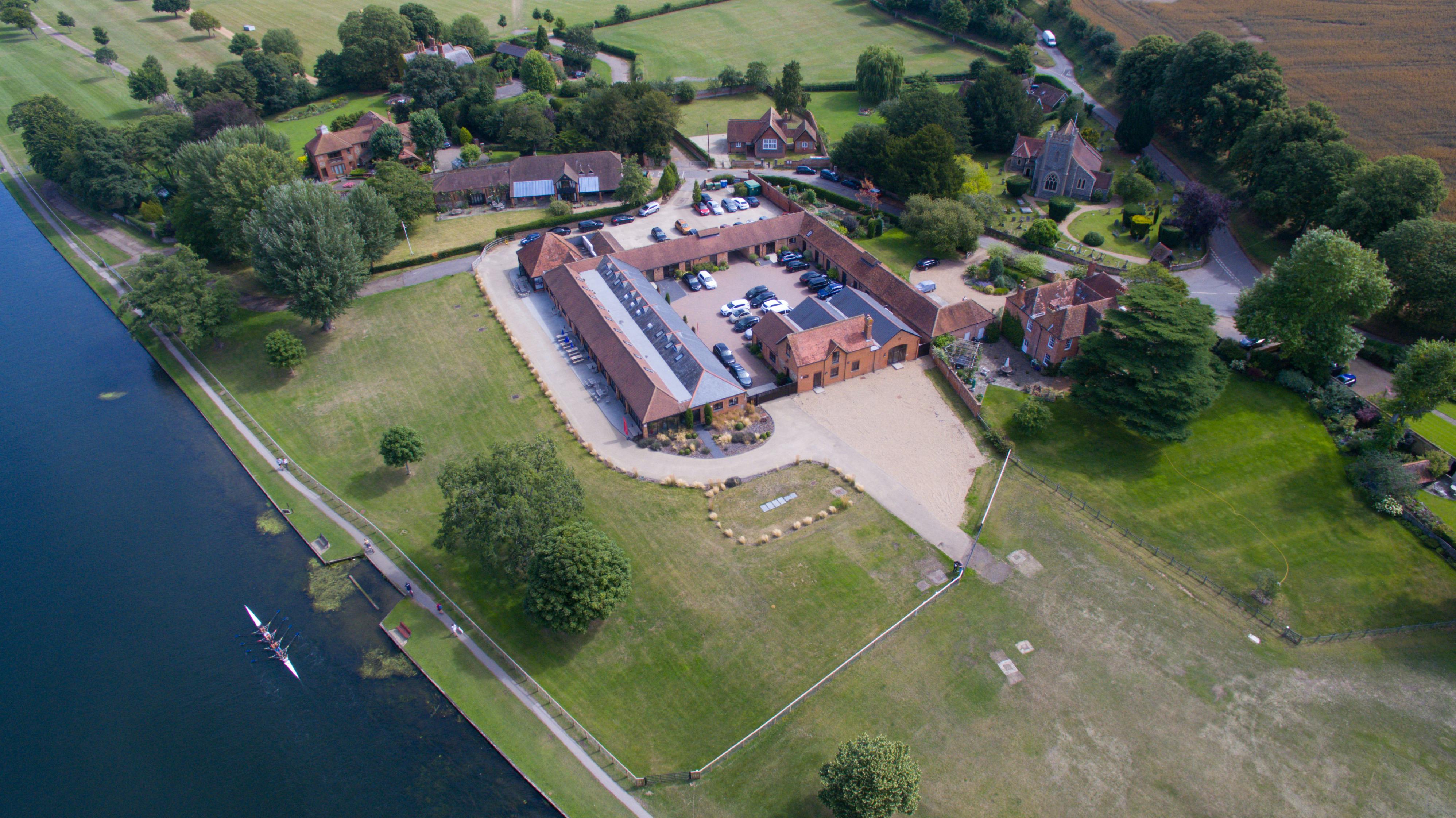 The Boathouse, Riverside Barns, Henley-On-Thames, Offices To Let - DJI_0030_edited.jpg