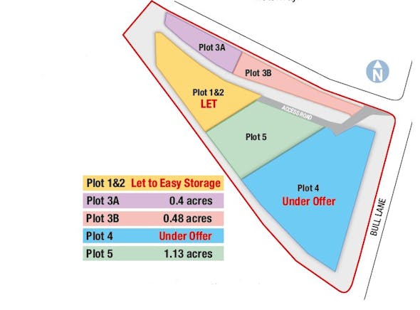 Plot 3A, Aylesford Open Storage Park, Aylesford, Open Storage To Let - Aylesford - Aylesford Open Storage Park layout plan.jpg