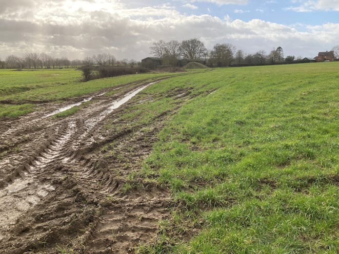 Land South Of Barkham Road, Wokingham, Development / Land / Residential For Sale - Land looking south from Barkham Road towards the farm buildings and Field House