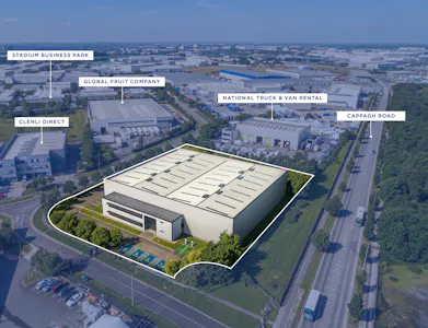 Unit 9 Stadium Business Park, Ballycoolin Road, Industrial To Let - Sradium Aerial.jpg