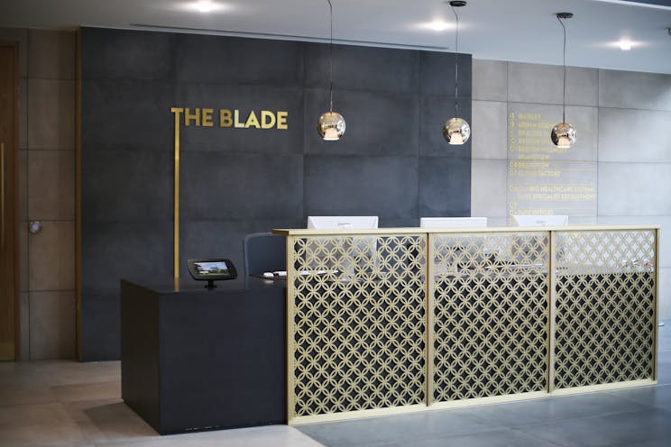 The Blade, Reading, Office To Let - Reception - The Blade