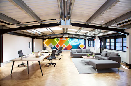 Spectrum House, London, Office To Let - Firefly_Enhance this empty office space without changing its architecture. Transform it into  484956.png