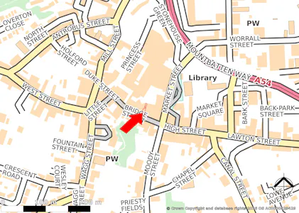 43 High Street, Congleton, Retail To Let - Street Map.jpg