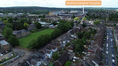 St Mary's House and Capitol House, 72A St. Marys Road, Watford, Office For Sale - Watford General Hospital.png