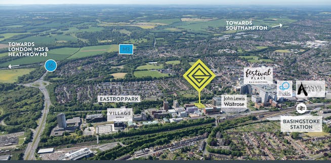 Glasshouse, Basingstoke, Investment / Development / Investment / Development / Residential / Leisure / Investment / Development / Investment / Development / Leisure / Other / Office / Other / Retail For Sale - Glasshouse_aerial 1.jpeg