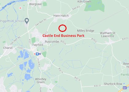 Castle End Business Park, Reading, Office To Let - Map.png