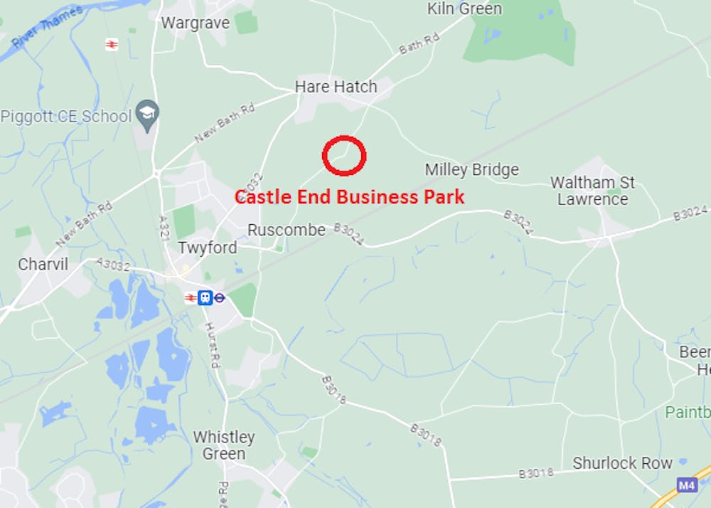 Castle End Business Park - Map.png