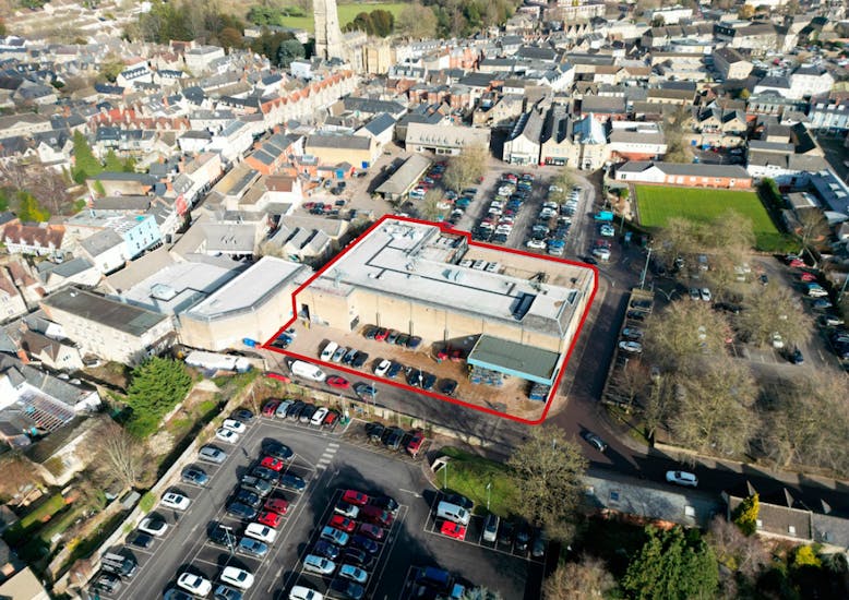 Former Supermarket Premises, Cirencester, Retail To Let - Cirencester Cover Drone.jpg