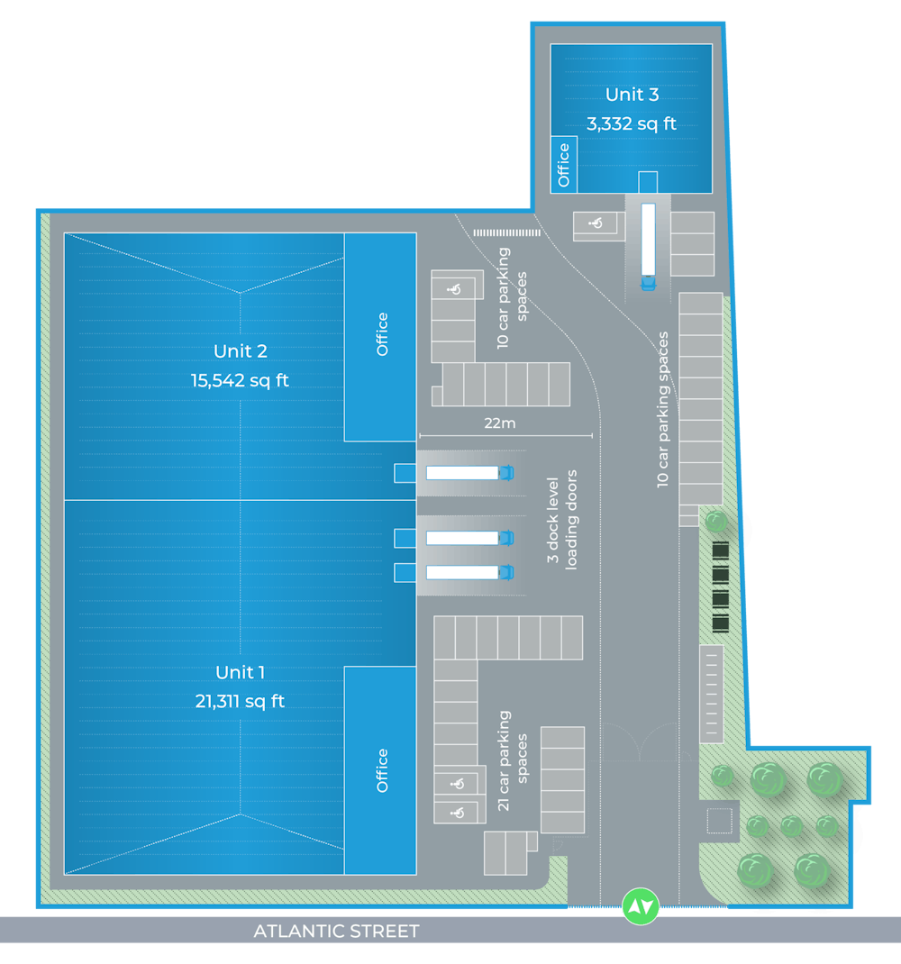 Atlantic Street - Logicor Park - Site Plan