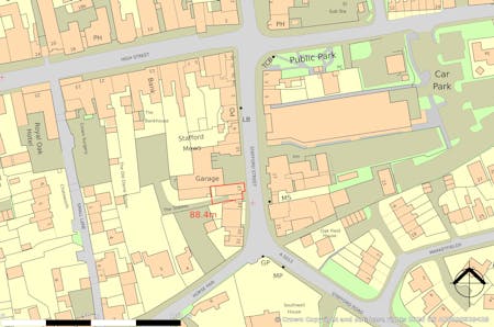 12 Stafford Street, Stafford, Retail To Let / For Sale - OS Plan.jpg