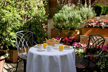 Prestigious Regency Townhouses, 45-47 Beaufort Gardens, Knightsbridge, Investment / Residential For Sale - Patio_5.jpeg