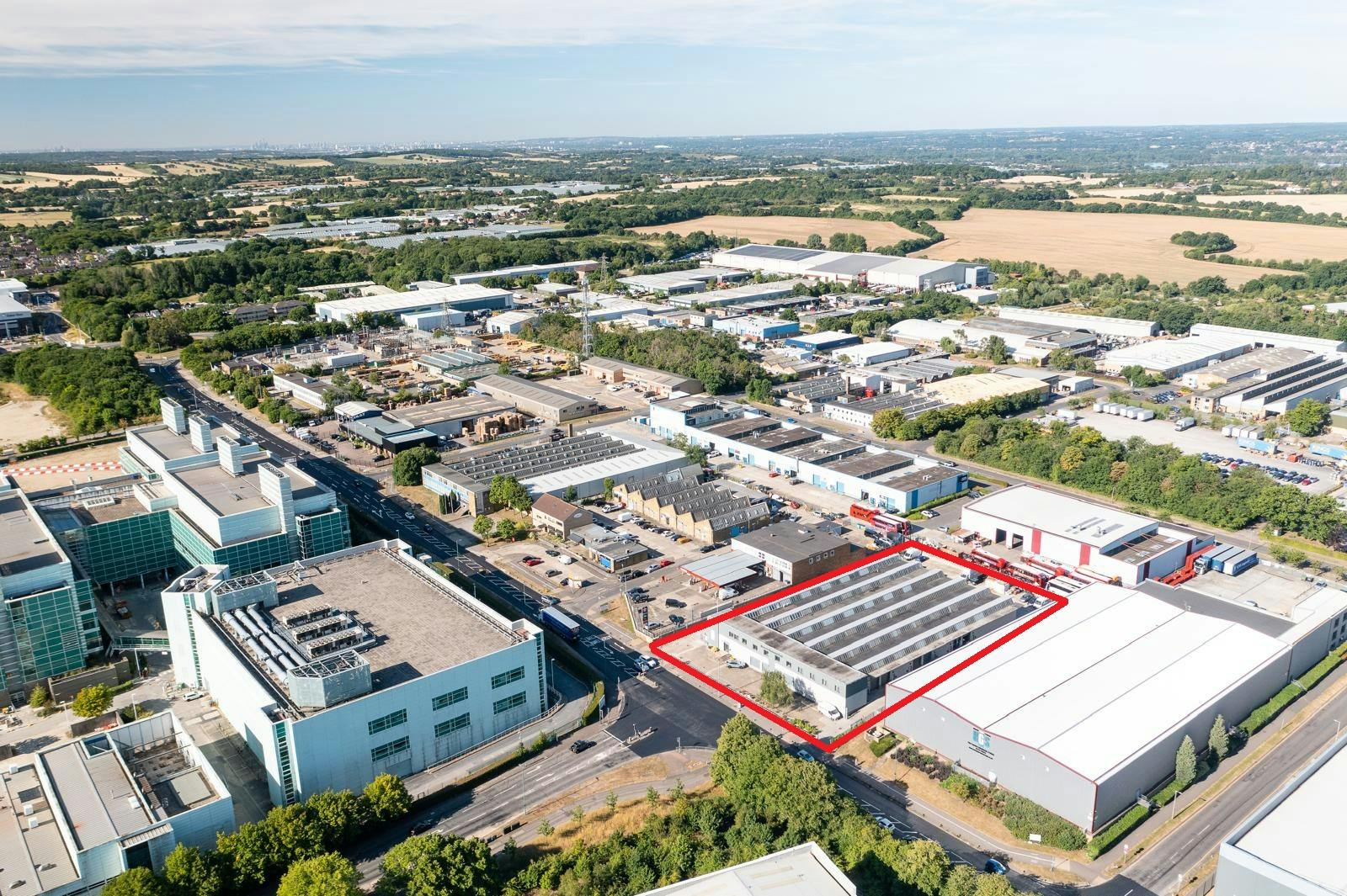 Unit 1 Kenrich Business Park, Harlow, Industrial To Let - Kenrich drone shot.jpg