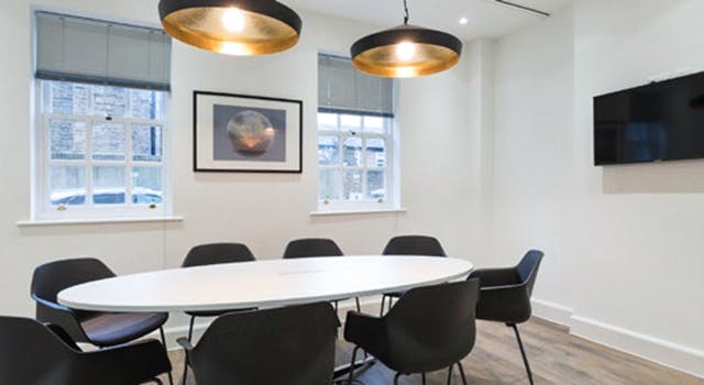 Charlotte Flex, 103-115 Hammersmith Road, Hammersmith, Office To Let - Charlotte Terrace Flex, Hammersmith Road, Hammersmith, Office to let, fitted  meeting room.jpg