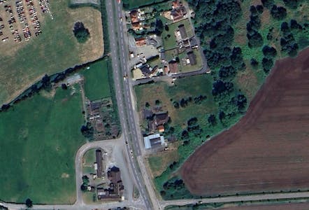 Former Cherry Tree Hotel & Land Adjacent, Heath Road, Prees Heath, Land For Sale - Ariel View.png