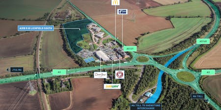 Unit 5, Axis 5 @ Lichfield South, Wall Island, Lichfield, Industrial/Logistics To Let - lichfield_aerial_road_network_0.jpg