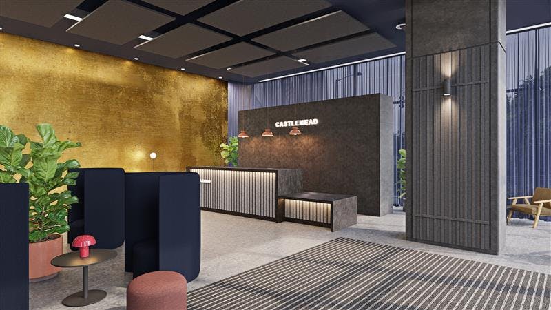 Castlemead, Bristol, Office To Let - Castlemead Reception 3 Wider angle of desk.jpg