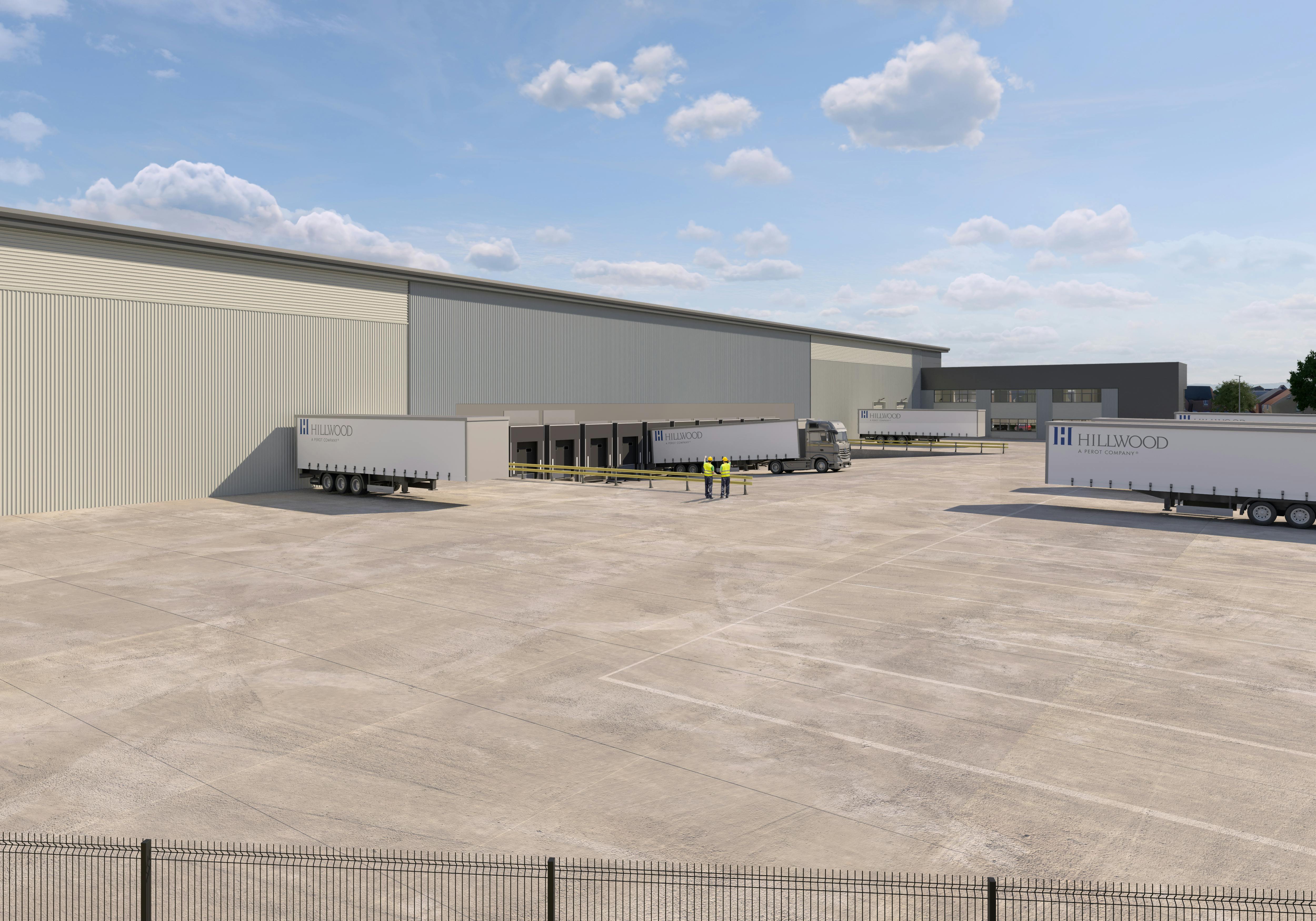 Quattro Raunds, Raunds, Northamptonshire, Distribution Warehouse To Let - Quattro Ext_Unit 300_Yard_02.jpg