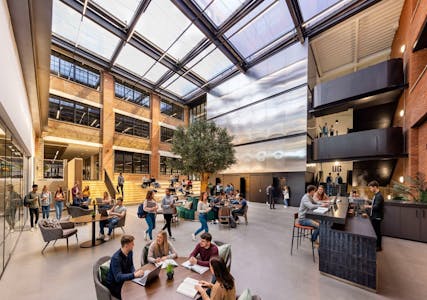 The Pickle Factory, 58 Grange Road, London, Office To Let / For Sale - Educational - Atrium CGI.jpg