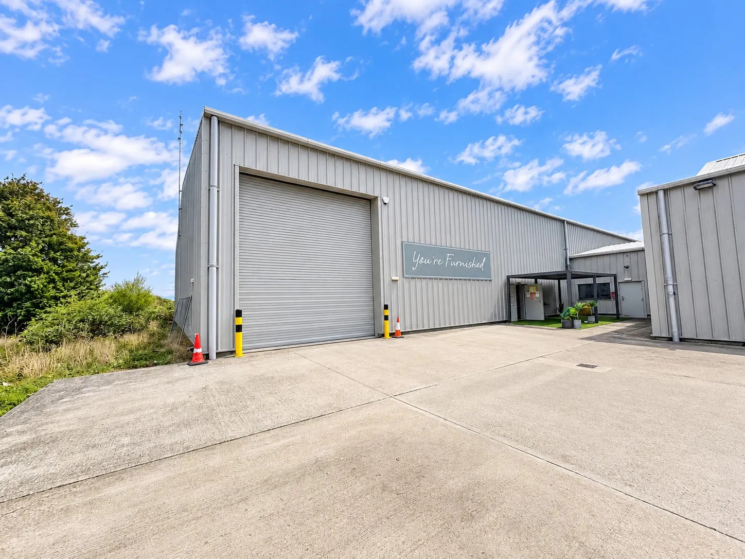 Unit 1A Waltham Hall Industrial Estate, Takeley, Industrial To Let - 1a front external.jpg