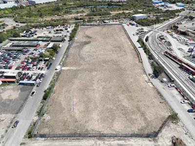 Plot 7 Beckton Gas Works, Armada Way, London, Open Storage To Let - DJI_20260711134953_0008_V.JPG