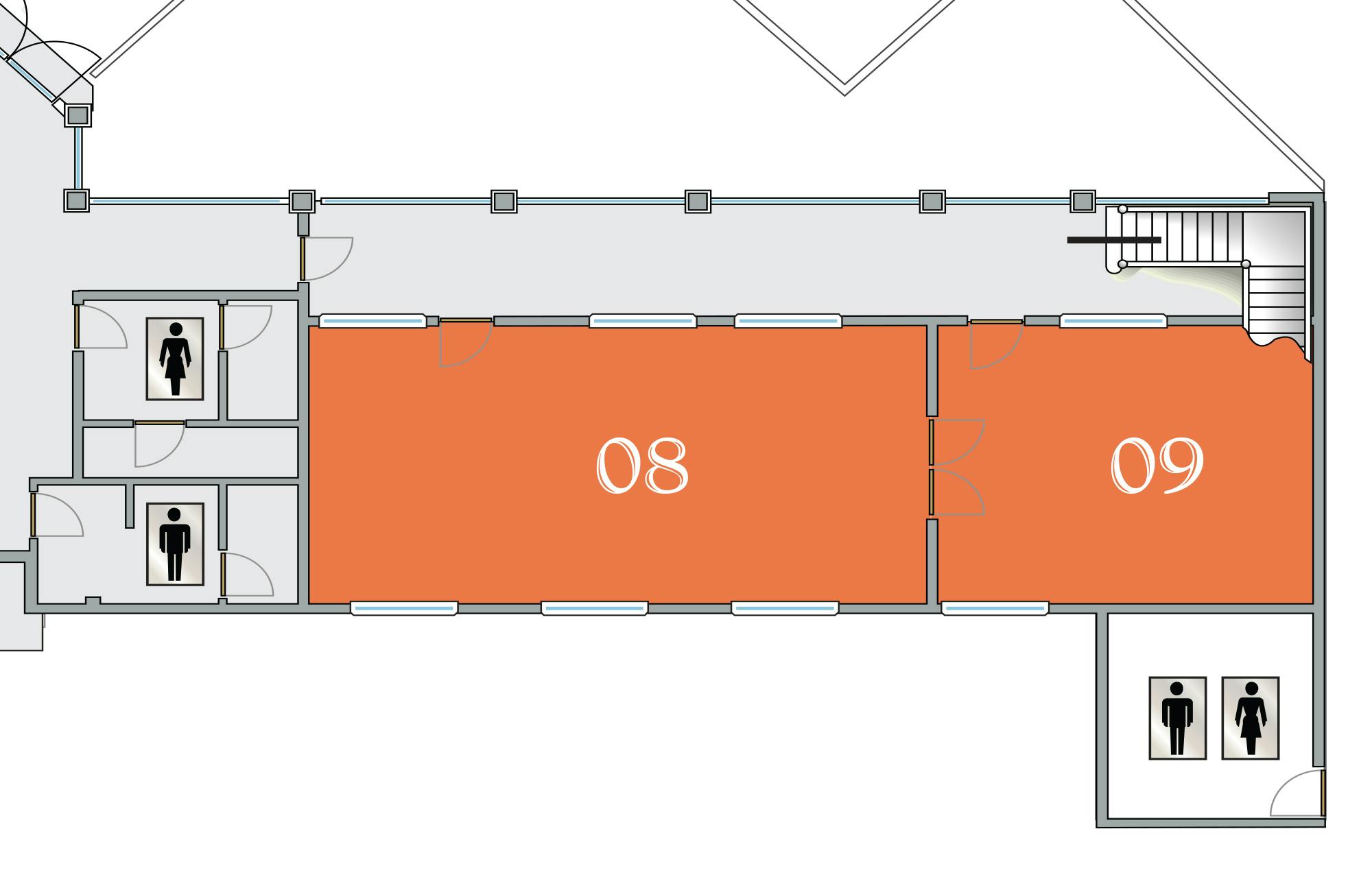 Office 8/9, Burrough Court, Melton Mowbray, Office To Let - Office 8 and 9 Floor Plan.jpg