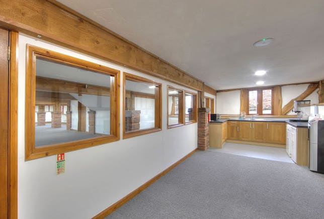 The Tithe Barn, Cudham, Offices To Let - Cudham  The Tithe Barn kitchen area.JPG