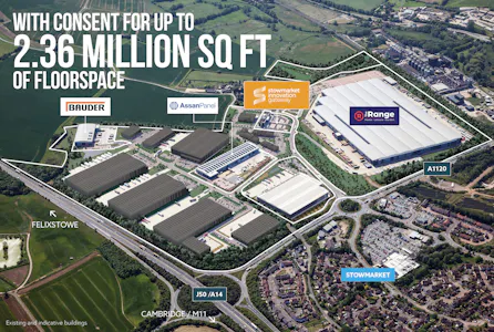 Gateway 14, Gateway Boulevard, Stowmarket, Industrial / Industrial / Storage / Industrial / Warehouse To Let / For Sale - J018911 - Gateway 14 - aerial1 030726.jpg