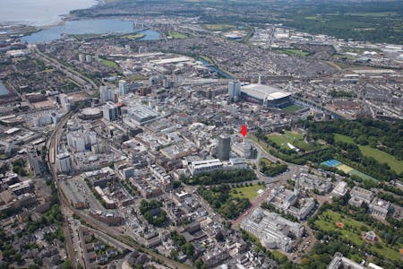 2 Kingsway, Cardiff, Office To Let - Aerial