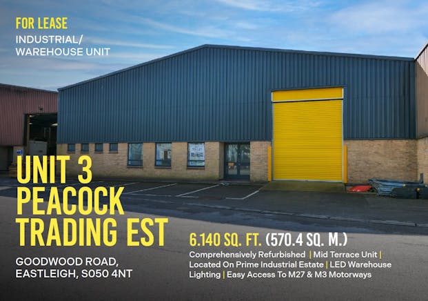 Unit 3 Peacock Trading Estate, Eastleigh, Industrial To Let - Peacock Front.jpg