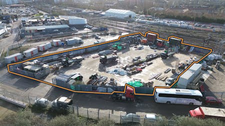 Compound 7 Canal Way, Ladbroke Grove, London, Open Storage To Let - DJI_0721 Outlined.jpg