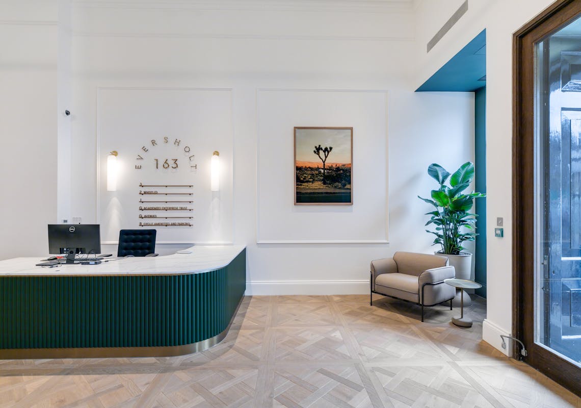 163 reception.jpg The Eversholt, 163 - 203 Eversholt Street, London, Office / Serviced Office To Let - 163 reception.jpg