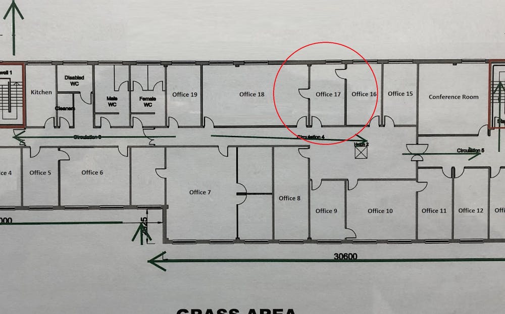 Unit 16a - Suite 17, Oakham Enterprise Park, Oakham, Office To Let - 16a Suite 17 Plan.jpg