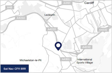Unit 19, Llandough Trading Estate, Cardiff, Industrial To Let - LLandough local location map.PNG