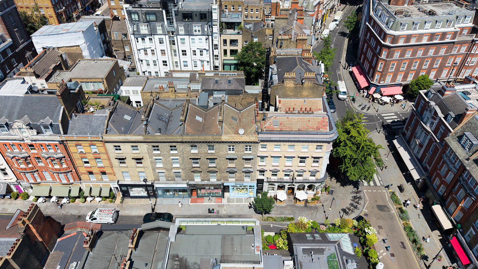 3 Paddington Street, London, Investment / Retail For Sale - 3 Paddington Street, London W1U 5QD - drone 1.jpg