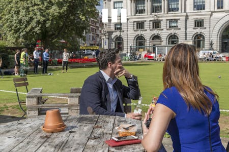 8 City Road, Moorgate, London, EC1, London, Office To Let - 8 City Road  Urban Park With Social Seating And Lawn Activities.jpg