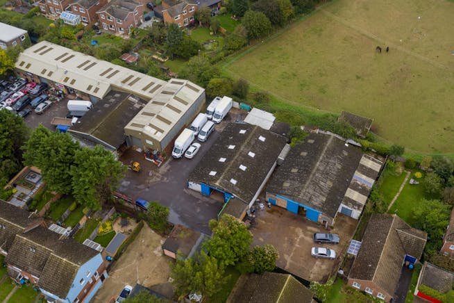 Townsend Garage Thame Road, Haddenham, Industrial For Sale - AERIAL 1.jpg