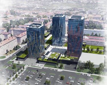 Šumavská Tower - Building C, Šumavská 519/35, Brno, Office / Retail To Let - vizualizace_01.jpg