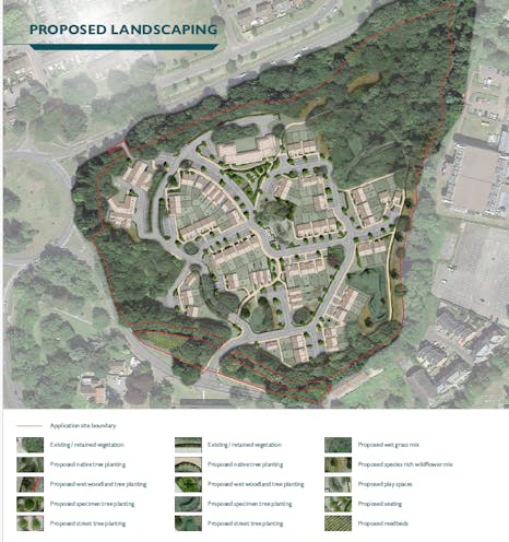 Charlton Place, Andover, Development / Residential For Sale - Proposed landscaping