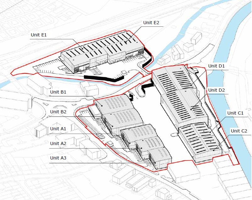 Weybridge Business Park, Addlestone Rd, Weybridge, Development (Land & Buildings) / Warehouse & Industrial To Let - 3D Site Plan.jpg