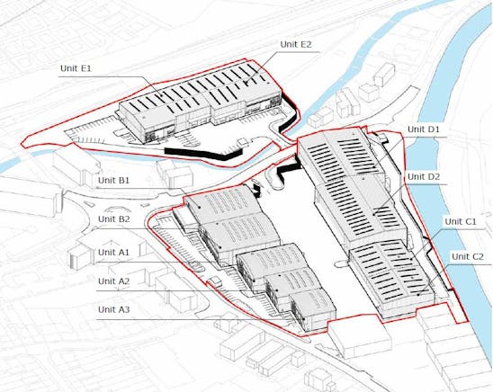Weybridge Business Park, Addlestone Rd, Weybridge, Development (Land & Buildings) / Warehouse & Industrial To Let - 3D Site Plan.jpg