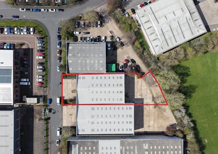 Unit 34, Ashchurch Business Centre, Tewkesbury, Industrial / Warehouse To Let - Unit 34 Aerial yard.jpg