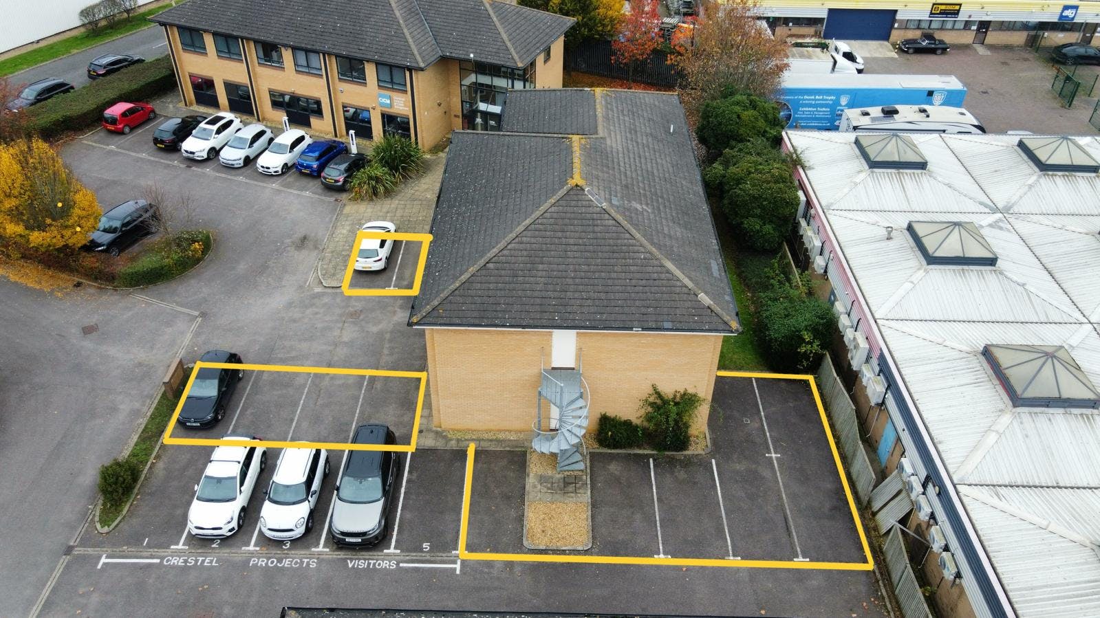 Unit 2, Accent Park, Orton Southgate, Peterborough, Offices For Sale - Car Park  marked.jpeg