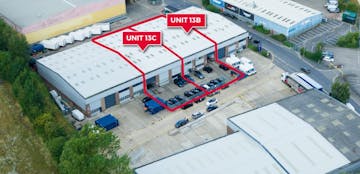 Unit 13C Quarrywood Industrial Estate, Aylesford, Industrial To Let - Aylesford  5 Mills Road aerial.jpg